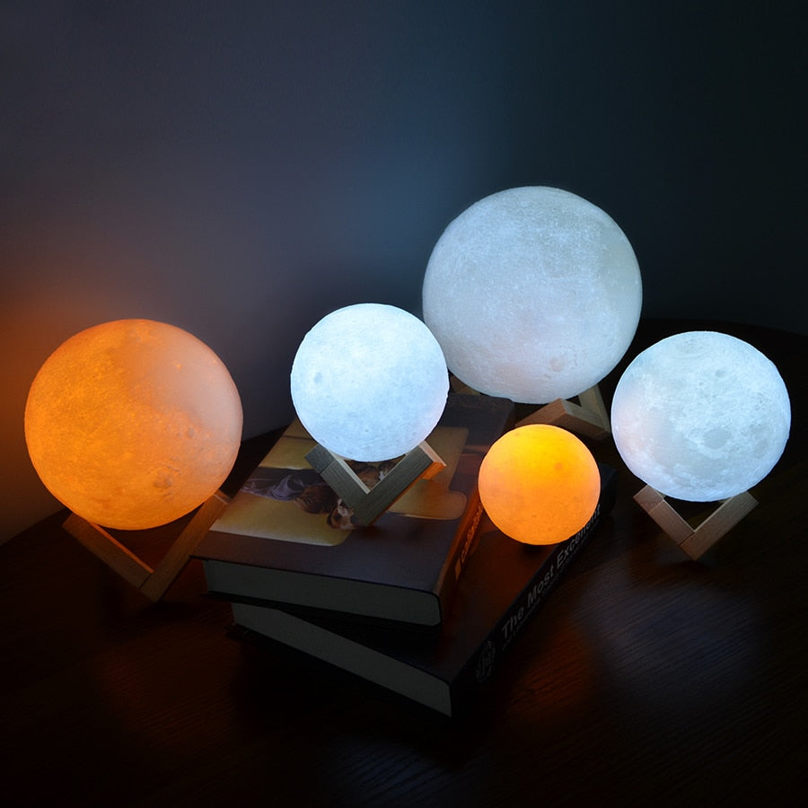Rechargeable Moon Light Lamp