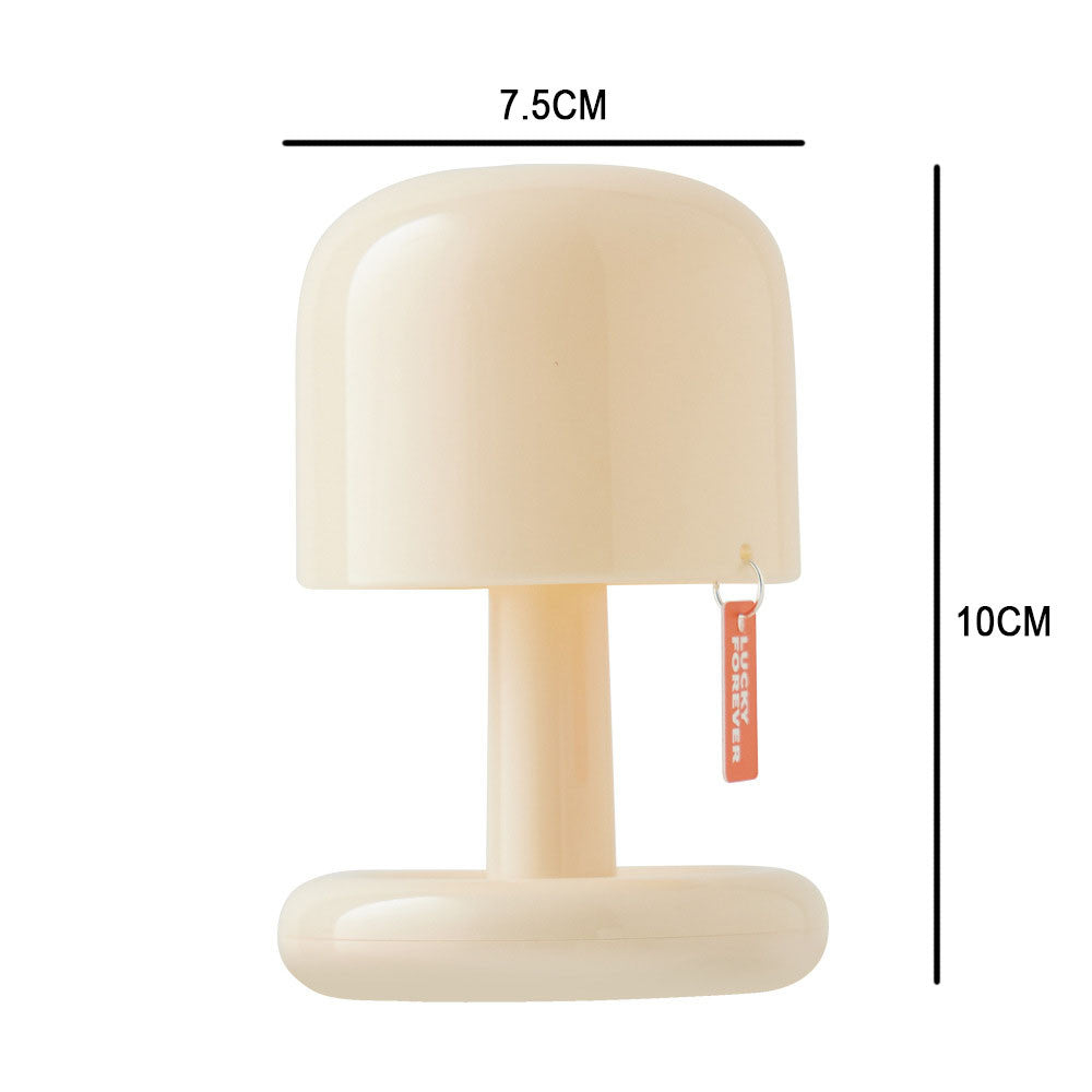 Mini Desktop USB Rechargeable Mushroom Lamp